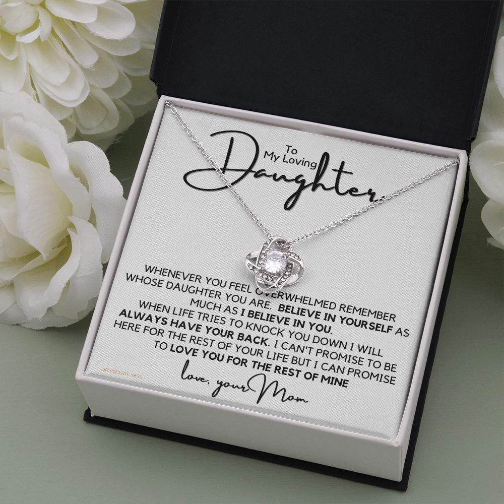 To My Daughter, Gift from Mom, Birthday, Graduation, Holidays FBDFGEN17-LKZ